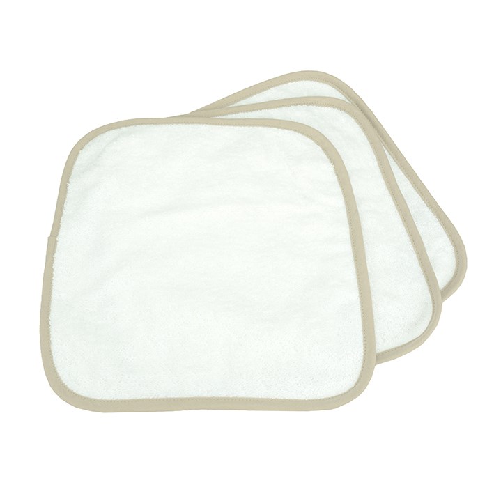 Babiezz® Spuugdoekje White\Sand