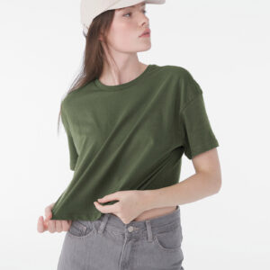 Cropped dames-T-shirt - BE6482
