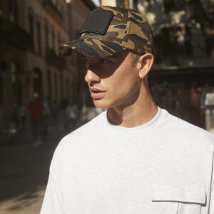 Pet met 5 panelen en afneembare patch - B638