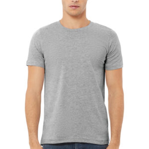Heather jersey T-shirt met korte mouwen - BE3001CVC