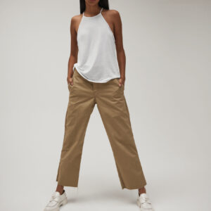 Ladies' flowy high neck tank top - BE8809