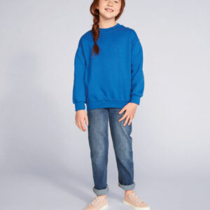 Heavy Blend™ Classic Fit Kinder sweater met ronde hals - GI18000B