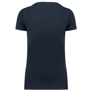 Dames-T-shirt Supima® V-hals korte mouwen – K3003