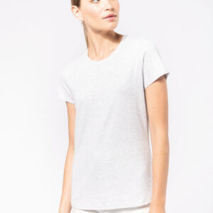 Dames T-shirt ronde hals korte mouwen - K380