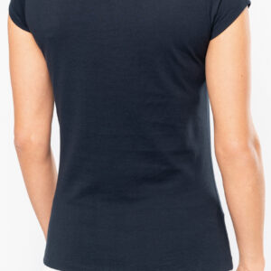 Dames-T-shirt korte mouwen met boothals - K384