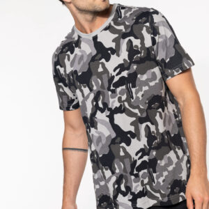 T-shirt camo korte mouwen - K3030