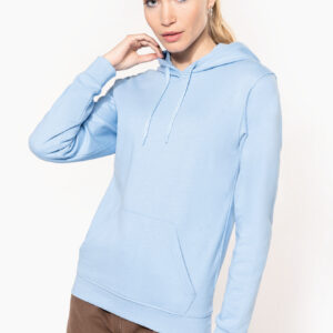 Eco damessweater met capuchon - K473