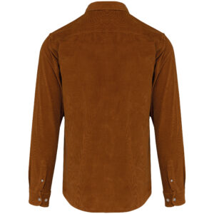 Heren overhemd met lange mouwen in ribfluweel – K599