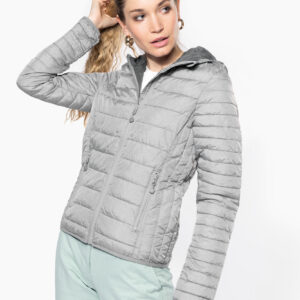 Ladies' lightweight hooded padded jacket - K6111