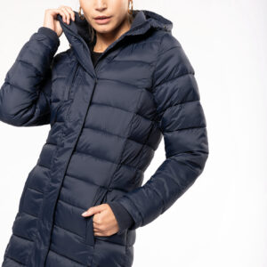 Lichte damesparka met capuchon - K6129