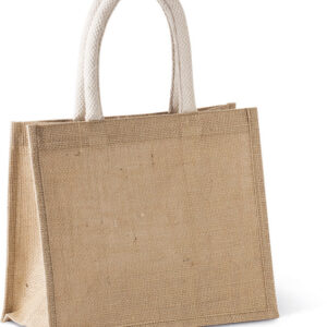 Shopper van jutecanvas - middelgroot model - KI0273