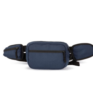 Groot, gerecycleerd heuptasje met zijtasjes - KI0371