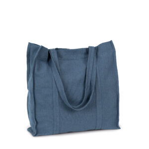 Met de hand geweven shopper van canvas - KI5207