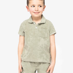 Ecologische badstof kinderpolo - NS218