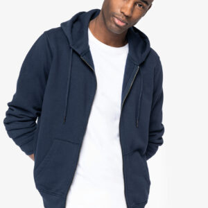 Ecologisch uniseks sweatvest met capuchon - NS402