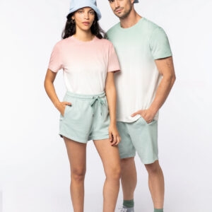 Ecologisch uniseks Dip Dye T-shirt - NS345