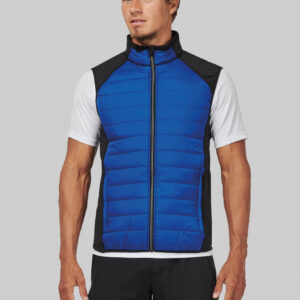 BODYWARMER IN TWEE STOFFEN - PA235