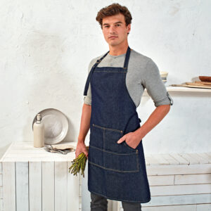 Halterschort met bovenstuk "Denim" - PR126