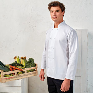 Long Sleeve Press Stud Chef's Jacket - PR665