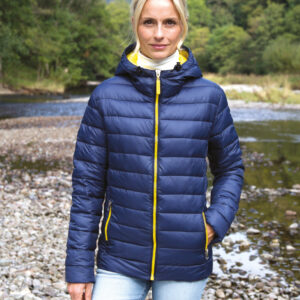 Womens Snow Bird jack met capuchon - R194F