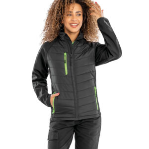 Black compass gewatteerde softshelljas - R237X