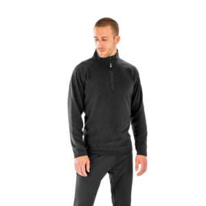 Gerecycled microfleece met ritskraag - R905X