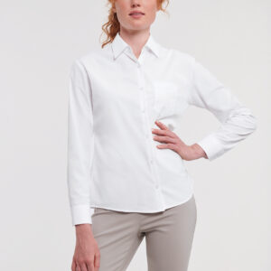Ladies' Ls Polycotton Poplin Shirt - RU934F