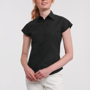 Ladies' Short Sleeve Easy Care Fitted Shirt - RU947F