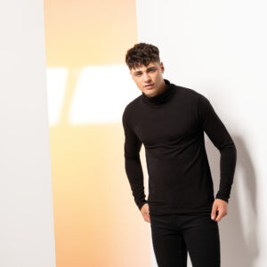 Men's Feel Good Stretch Rolkraag Neck Top - SFM125