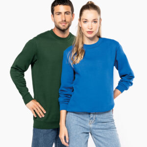 Gerecyclede uniseks sweater met ronde hals - K4040