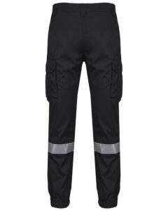 Uniseks Cargobroek uniseks met elastische boord en reflecterende strook – WK712