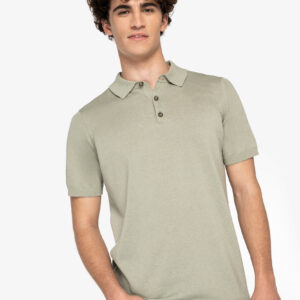 Ecologische tricot herenpolo - NS203