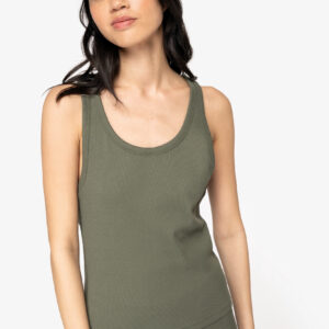 Ecologische geribde damestop - NS344