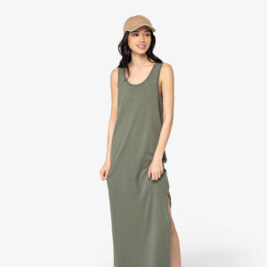 Ecologische verwassen damesjurk in jersey - NS5012