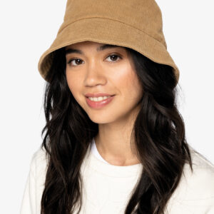 Ecologische uniseks ribfluwelen hoed - NS019