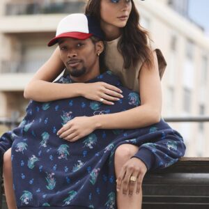 Meerkleurige 5-panel truckerpet - B639