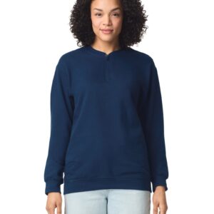 1/4 zip fleece sweater - GISF008