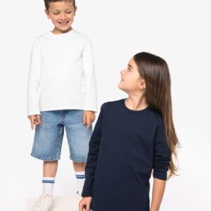 Ecologisch T-shirt met lange mouwen kind - NS346