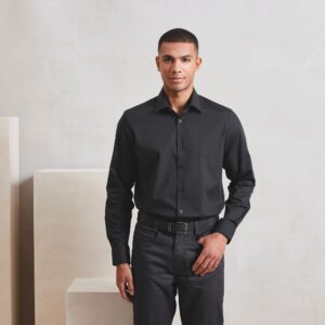 RECYCLIGHT herenoverhemd van popeline met lange mouwen - PR203