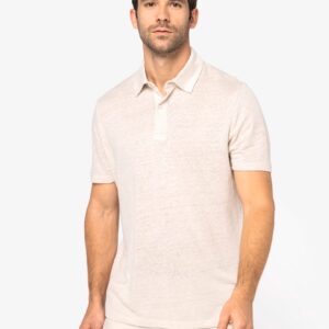 Linnen herenpolo - SP217