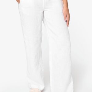 Ecologisch verwassen damesbroek in linnen - NS733