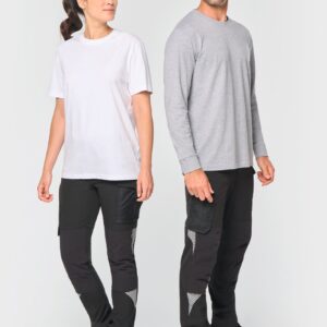 Gerecyclede stretchbroek multizakken uniseks - WK746