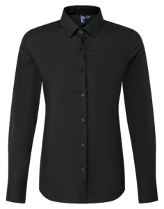 RECYCLIGHT damesoverhemd van popeline met lange mouwen – PR303