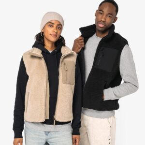 Ecologische uniseks bodywarmer van sherpa - NS624