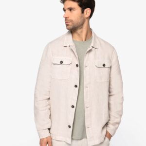 Verwassen herenoverhemd in linnen - SP516