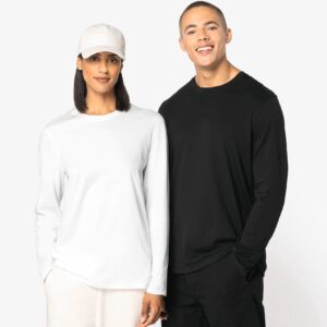 Ecologisch uniseks T-shirt met lange mouwen - NS347