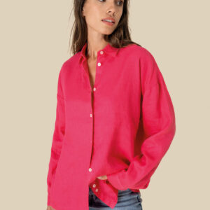 Oversized linnen damesoverhemd - SP501