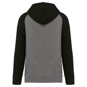 Kinder multisport tweekleurige sweater met capuchon – PA370