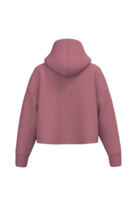 Cropped damessweater met capuchon – PA396