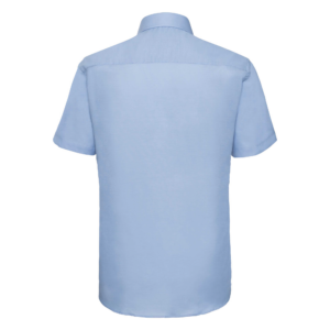 Getailleerd oxford overhemd met korte mouwen – RU923M